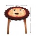 Lion Table + 2 Chairs Set